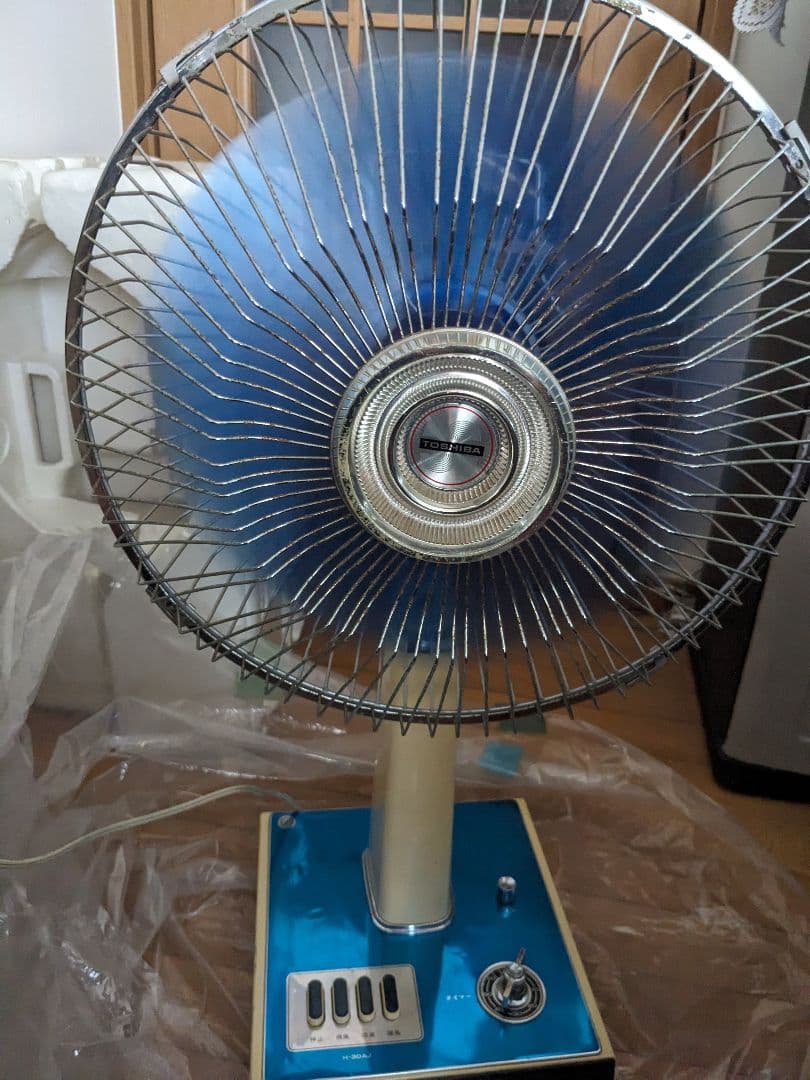 昭和レトロ 東芝 TOSHIBA 扇風機 H-30AJ 5枚羽 　説明必読