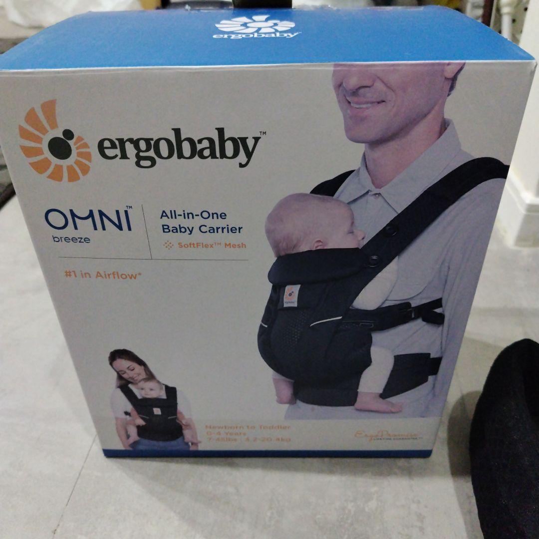新品　ergobaby OMNI breeze 抱っこひも ブラック