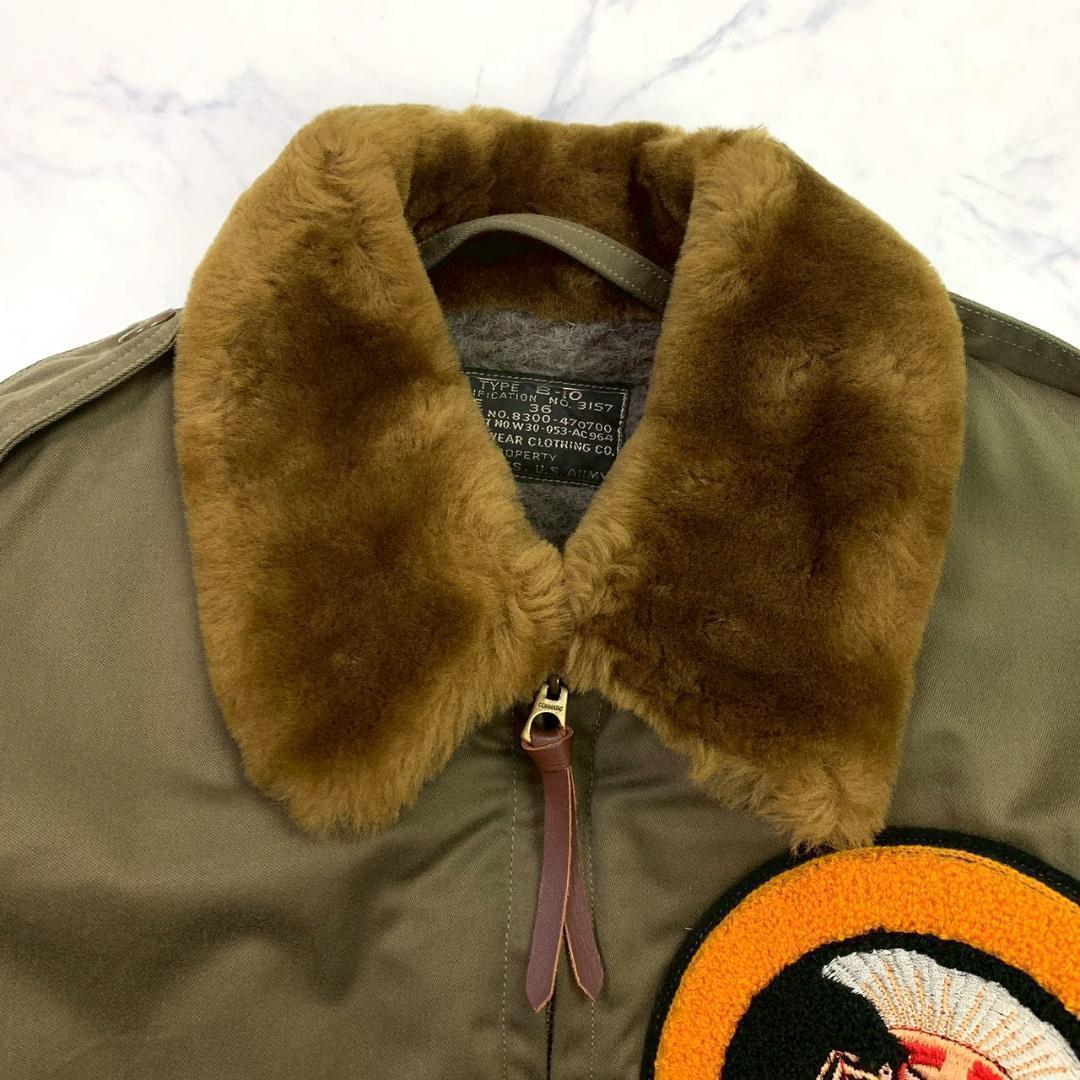 美品★実名復刻 ROUGH WEAR バズリクソンズ B-10 36　D837