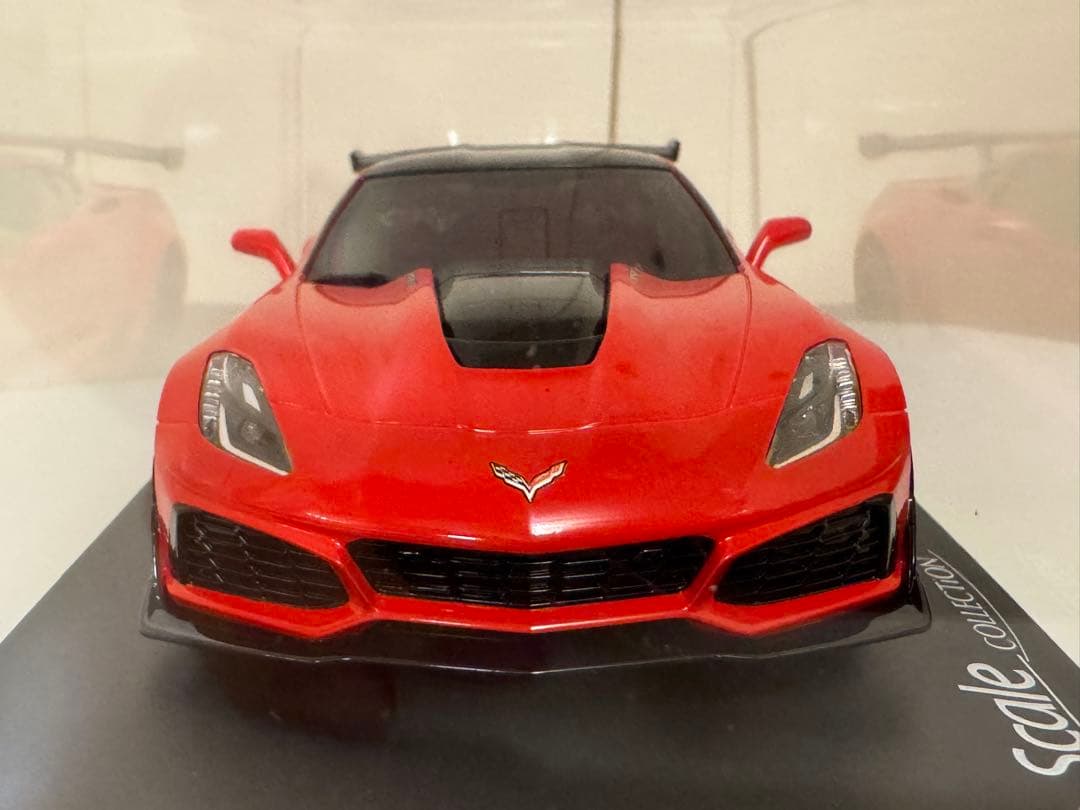 京商 ミニッツ シボレー コルベットZR1 トーチレッド ASCボディ