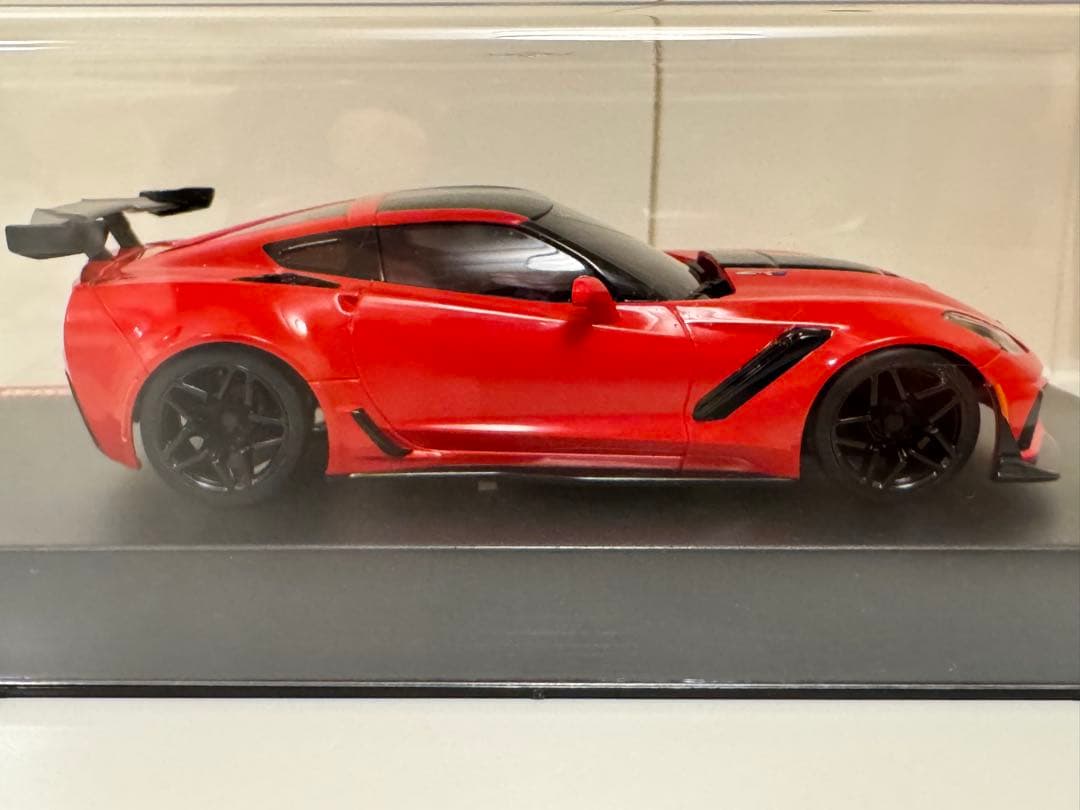 京商 ミニッツ シボレー コルベットZR1 トーチレッド ASCボディ