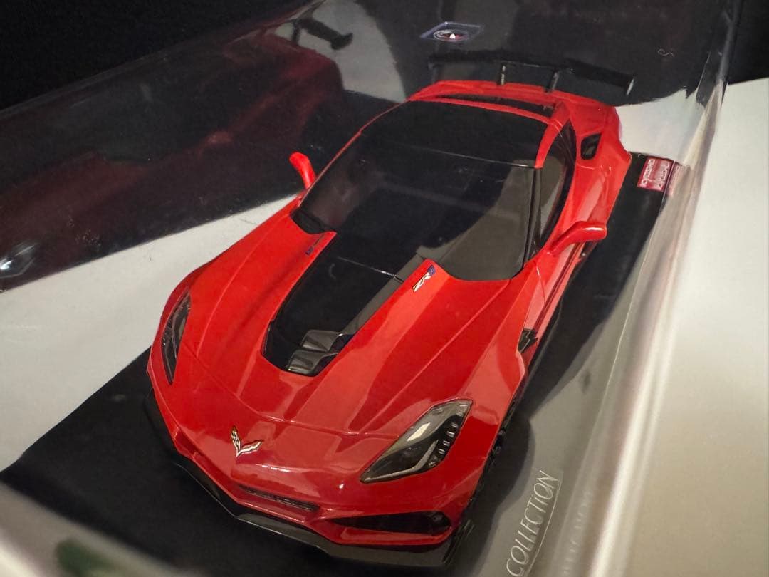 京商 ミニッツ シボレー コルベットZR1 トーチレッド ASCボディ