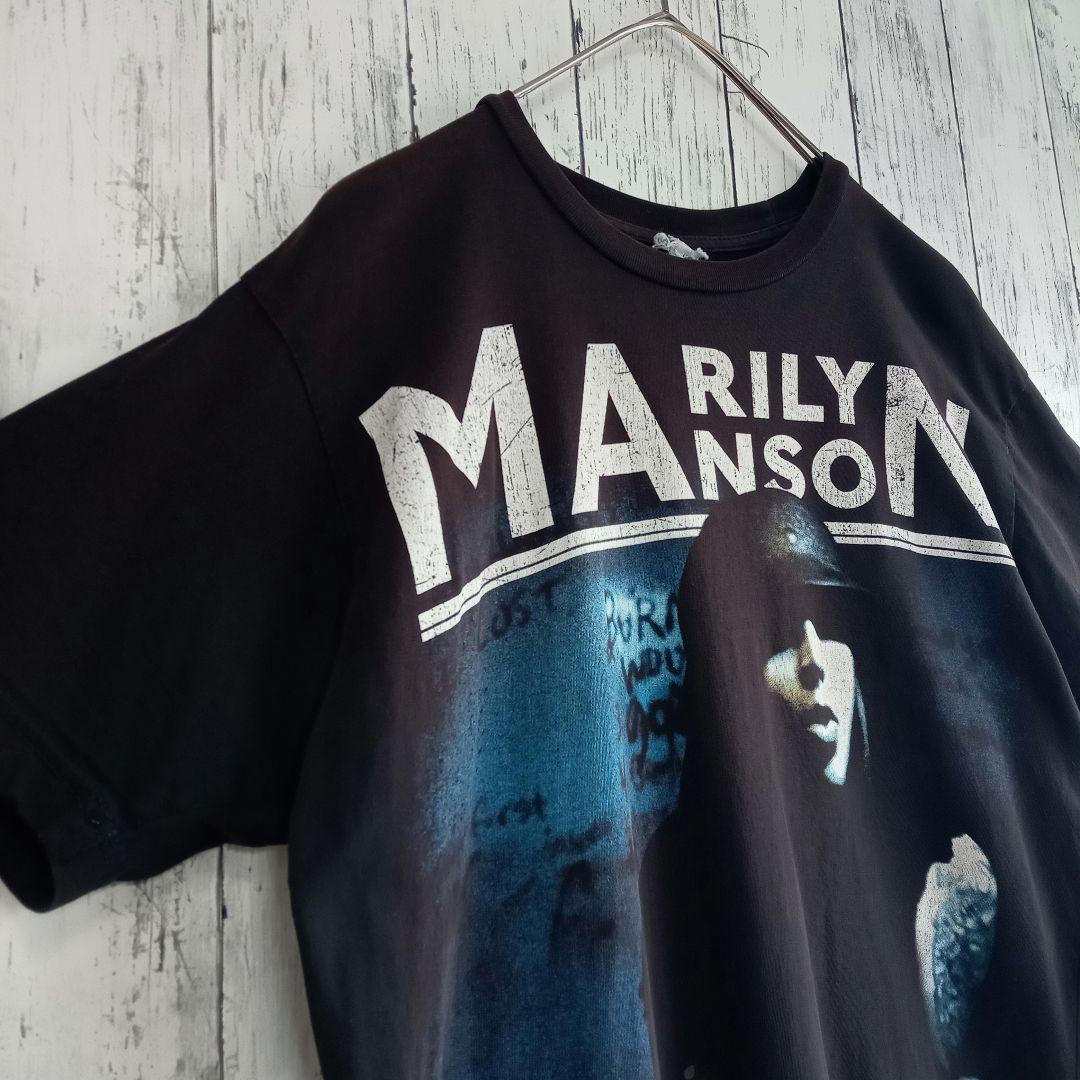 専用 マリリンマンソン★バンドTシャツ L ヴィンテージ ブラック