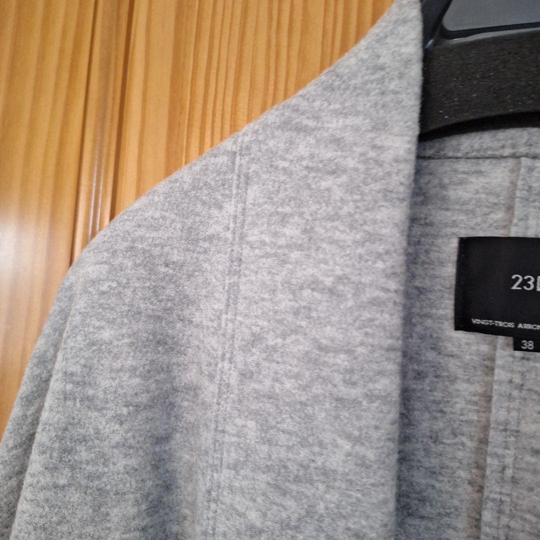【未使用】 23区 コンプレストパイルコーディガン38 ¥26400