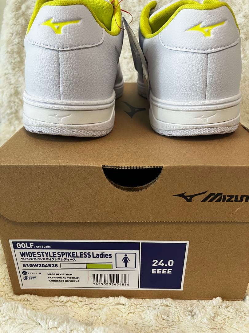 Mizuno ゴルフ スパイクレスシューズ 24.0cm
