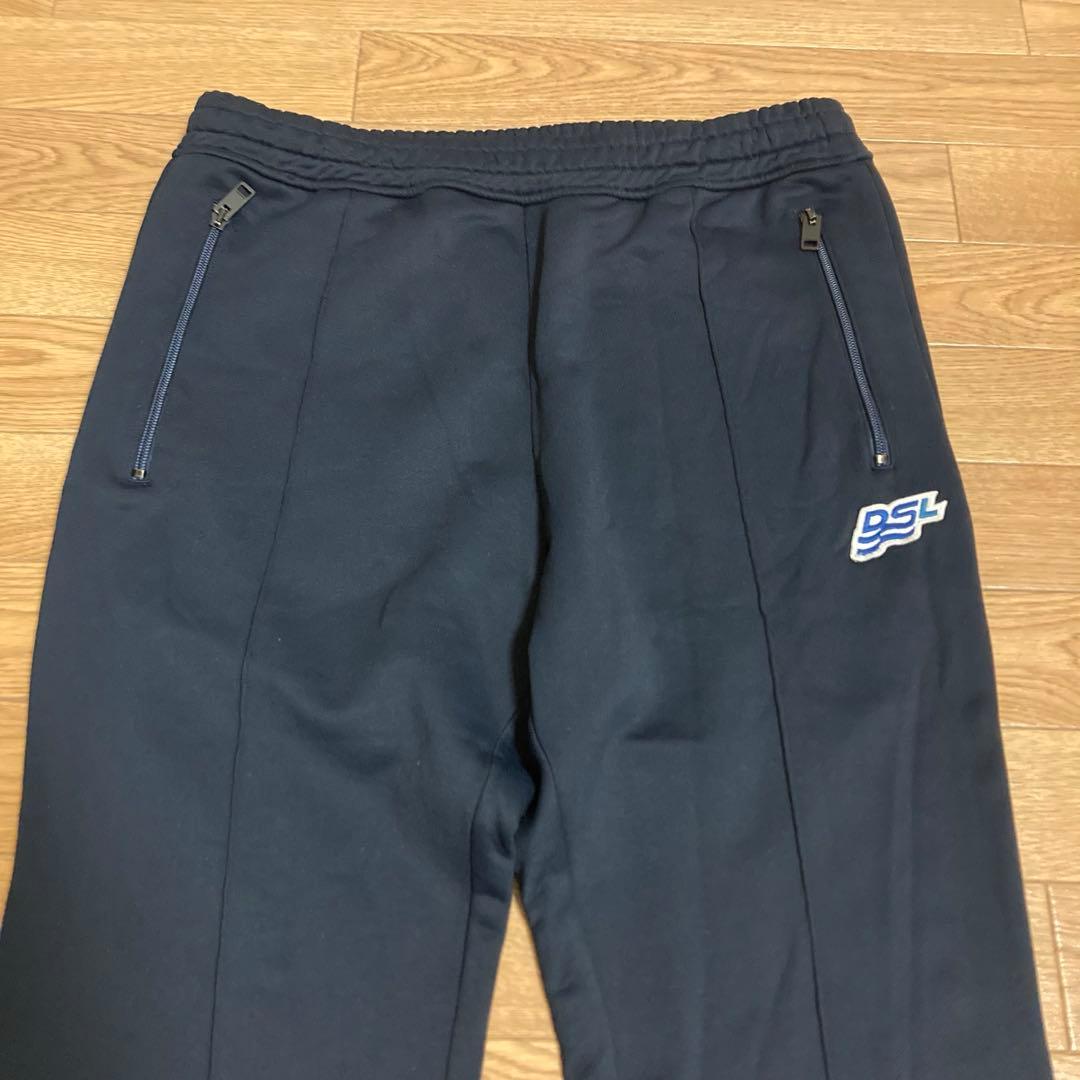 DIESEL トラックパンツ ブラック センタープレス 良デザイン