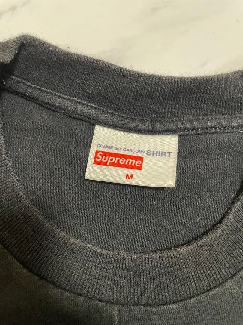 り*う様 supreme COMME des GARÇONS 黒Tシャツ