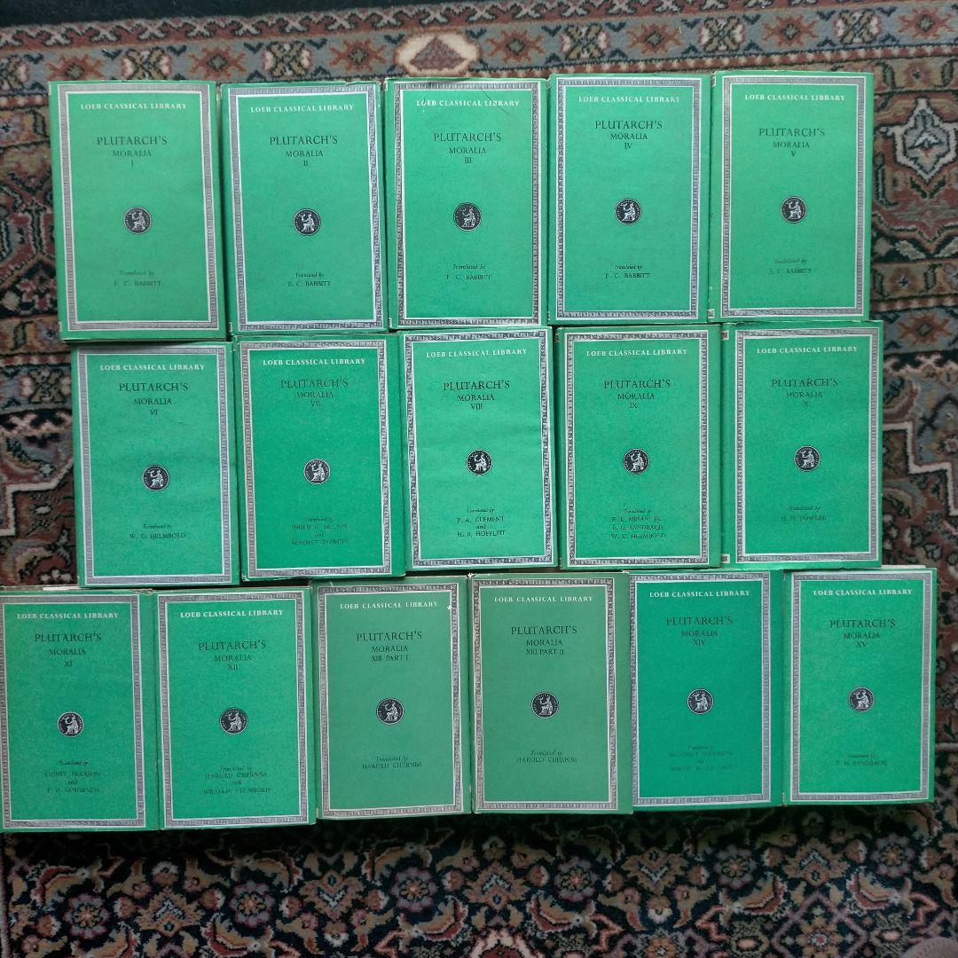 PULTARCH' S MORALIA I-XV(16冊) Loeb