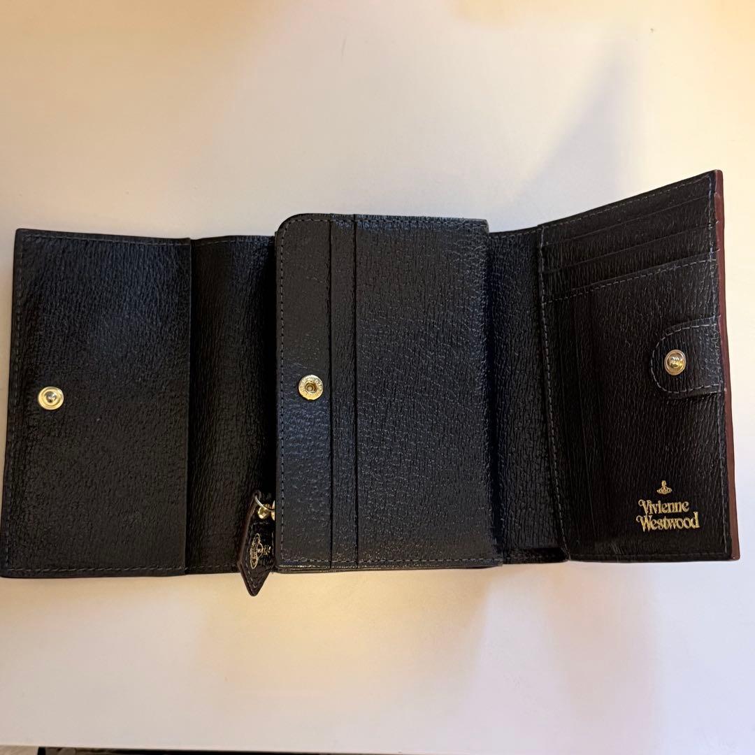 w*7様 Vivienne Westwood 三つ折り財布 ブラック