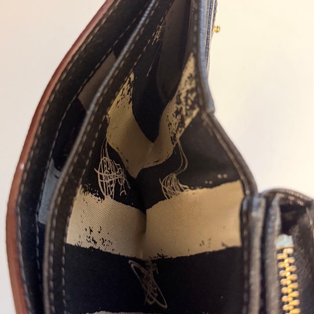 w*7様 Vivienne Westwood 三つ折り財布 ブラック
