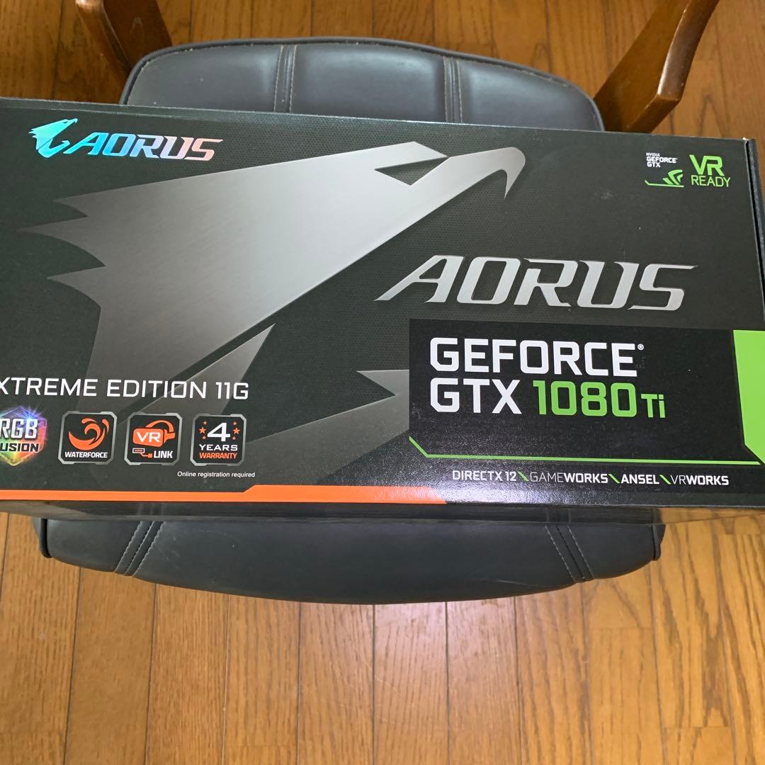 セール中[超希少・元箱あり】GIGABYTE AORUS GTX 1080 Ti