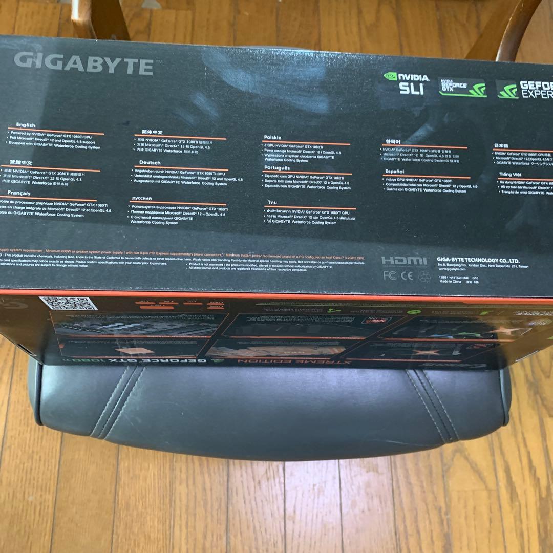 セール中[超希少・元箱あり】GIGABYTE AORUS GTX 1080 Ti