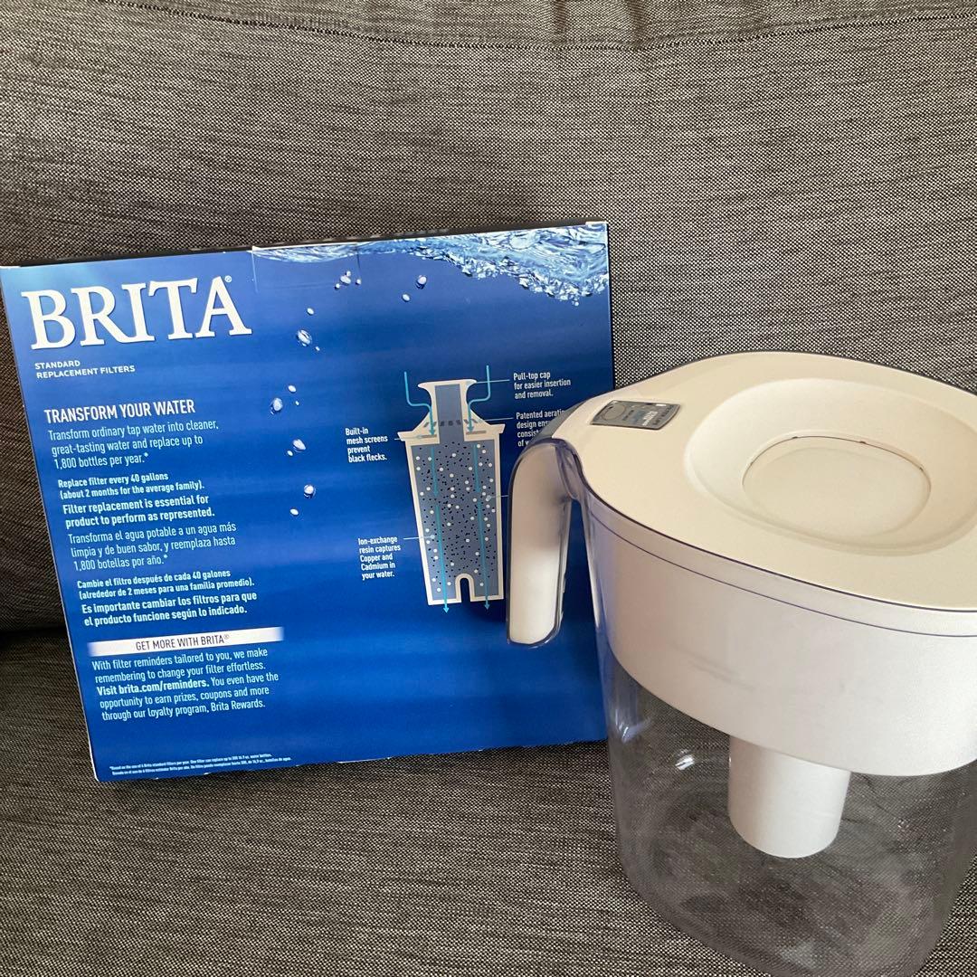 BRITA ポット型浄水器 + フィルター10個