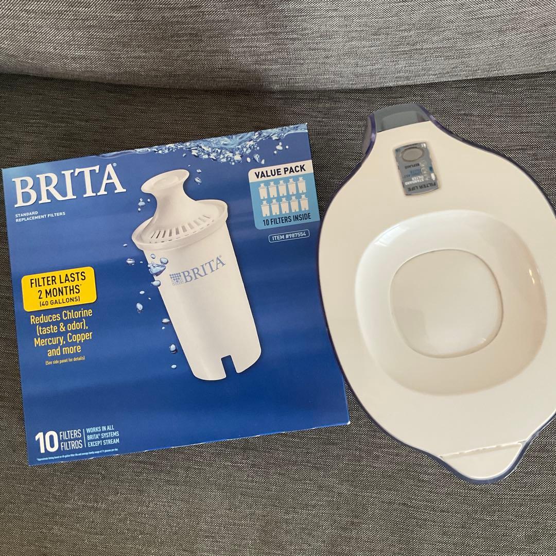 BRITA ポット型浄水器 + フィルター10個
