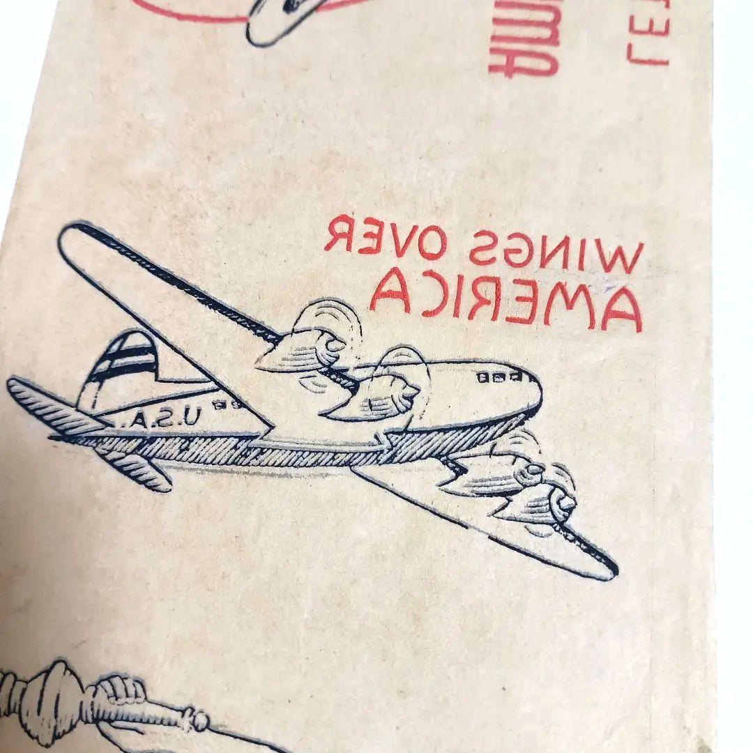 40s 自由の女神 航空機 アイロンプリント ビンテージ転写紙