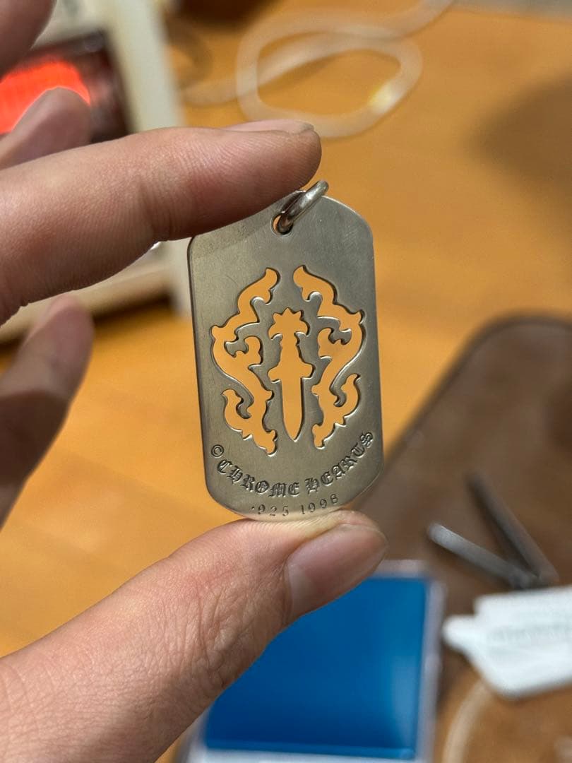 Chrome Hearts 925 クロムハーツ ドッグタグ　1998年刻印