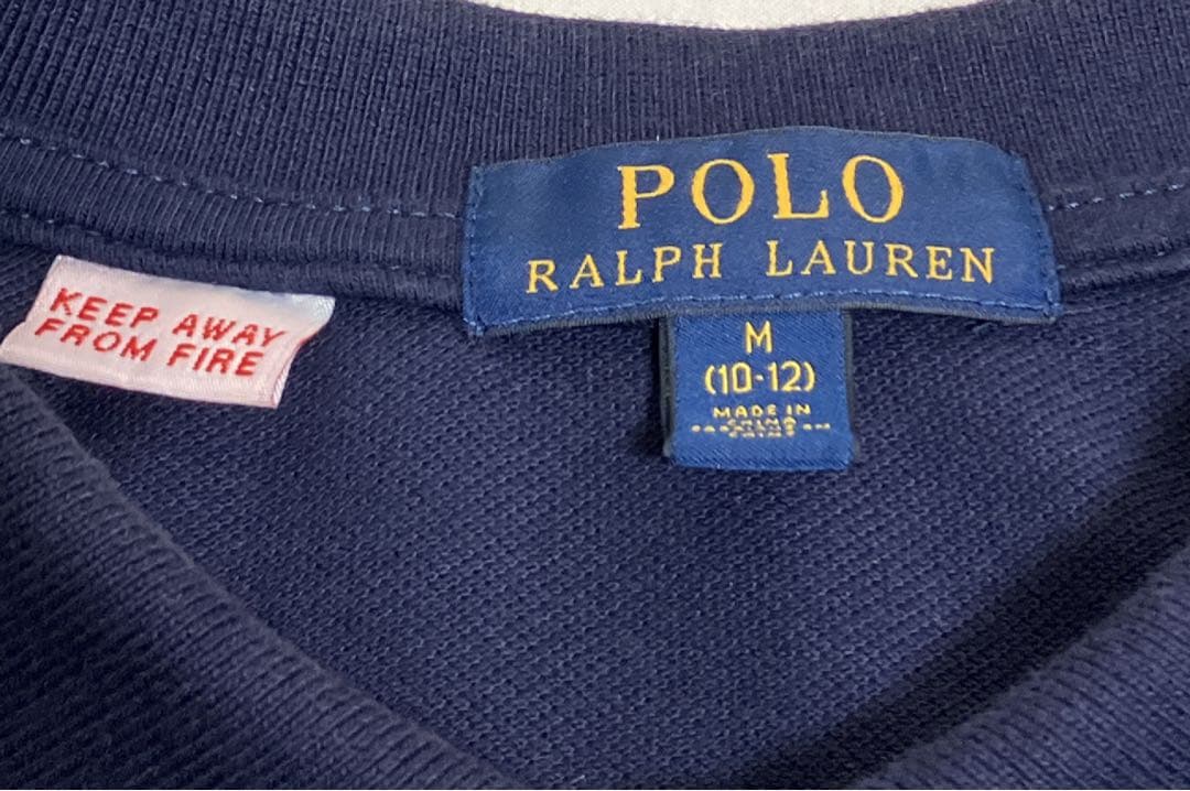 あ様　美品　POLO ラルフローレン ポロシャツ ビックポニー　ネイビー　Ｍ