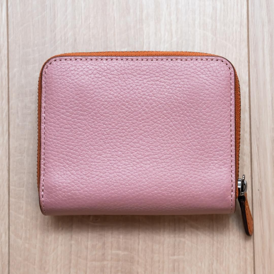 COACH コーチ　コンパクトウォレット　二つ折り財布　バイカラー