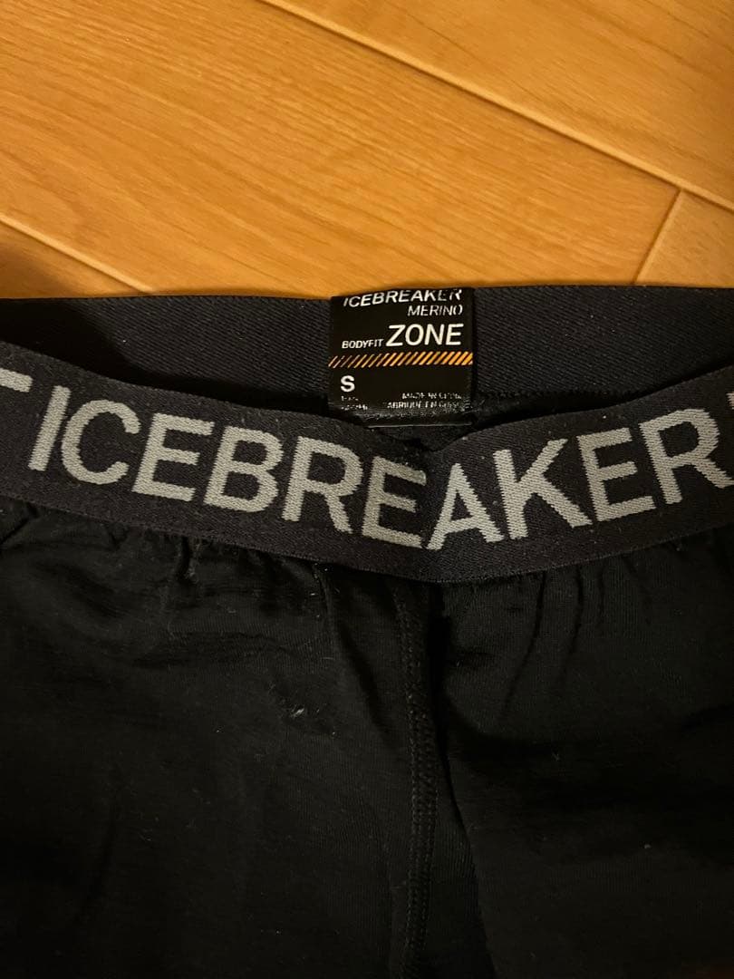 ICEBREAKER BODYFIT 200 Sサイズ ブラック　メリノウール