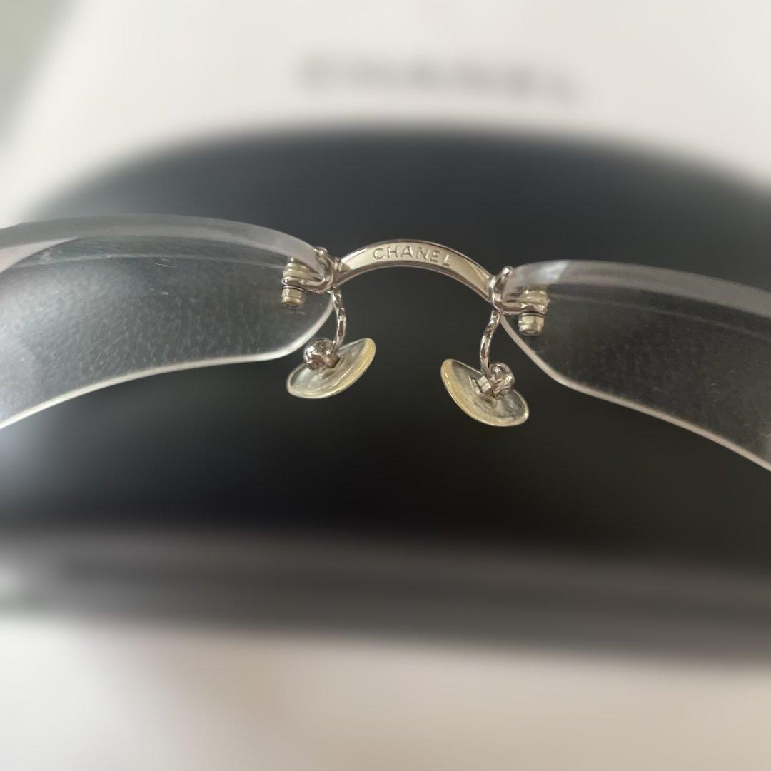 人気✨CHANEL シャネル リムレス サングラス ココマーク 4017