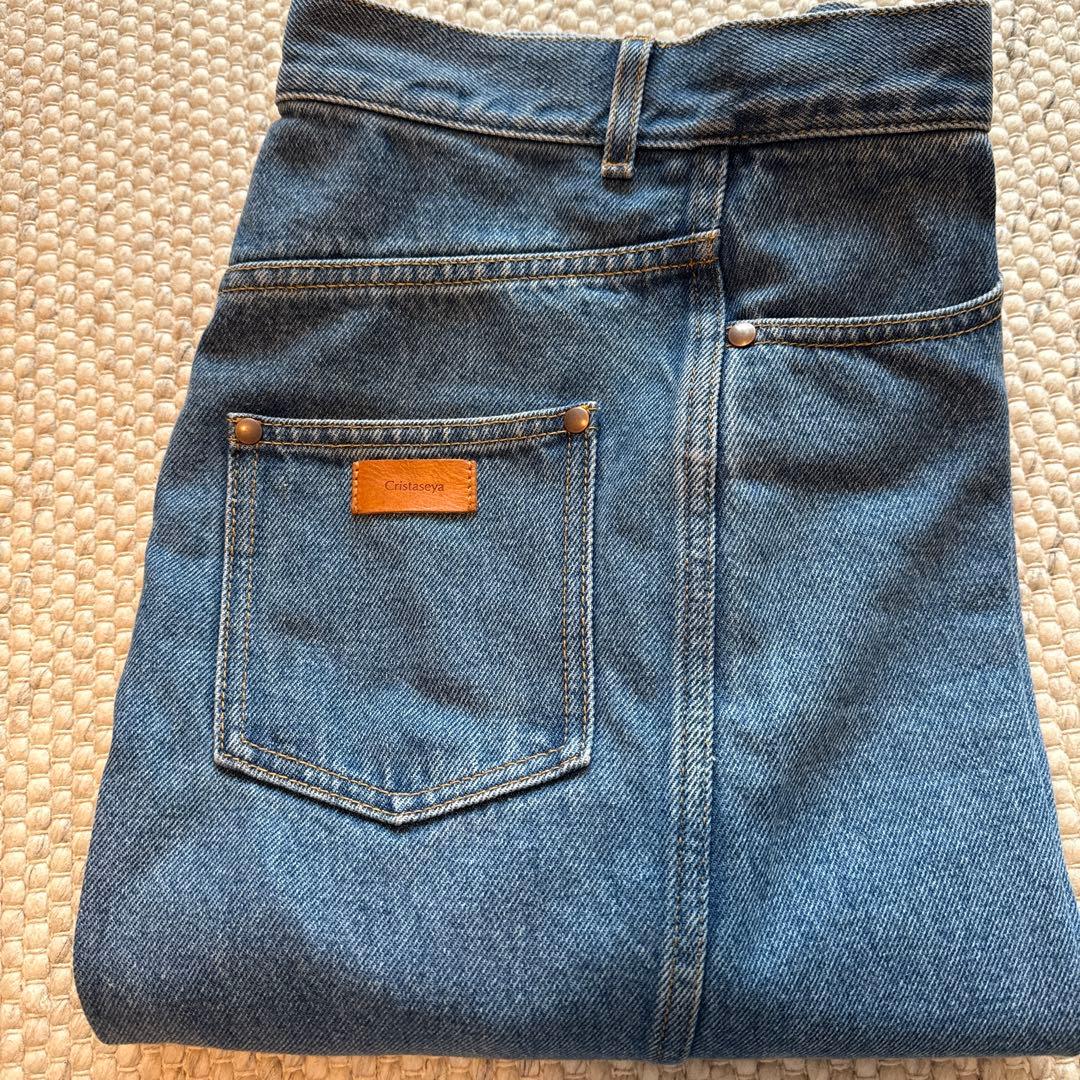 cristaseya クリスタセヤ　HIGHWAISTED JEANS XS