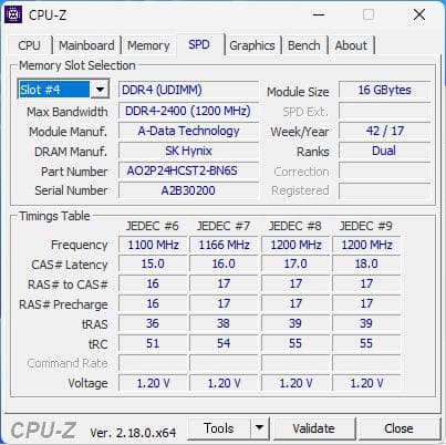 ADATA デスクトップ用 DDR4メモリ 16GB×2枚=計32GB