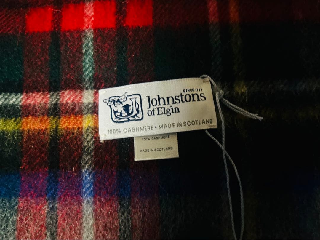 Johnstons of Elgin カシミヤストール 190×70