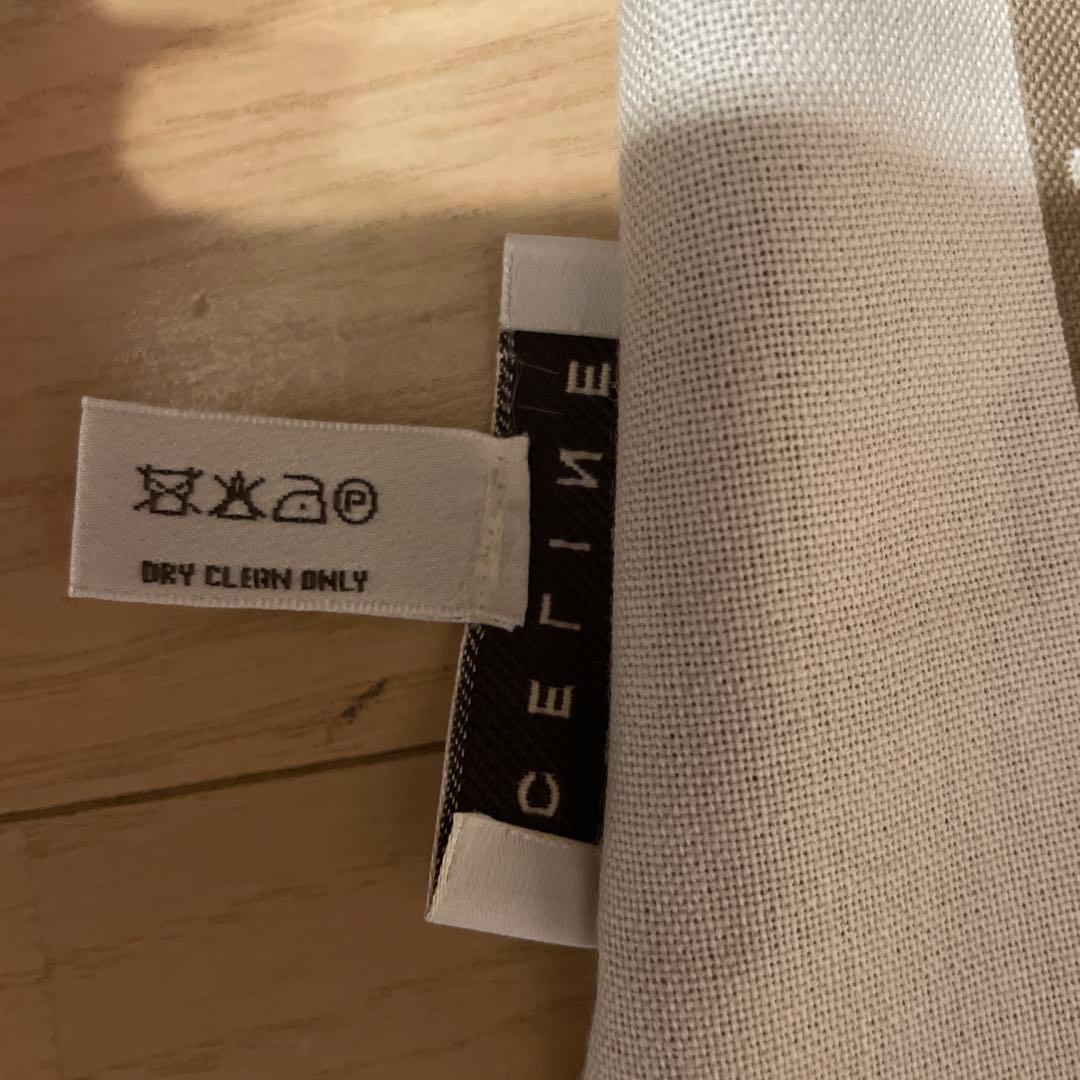 CELINE セリーヌ マカダム柄 ストール、ショール ウールカシミヤ ベージュ
