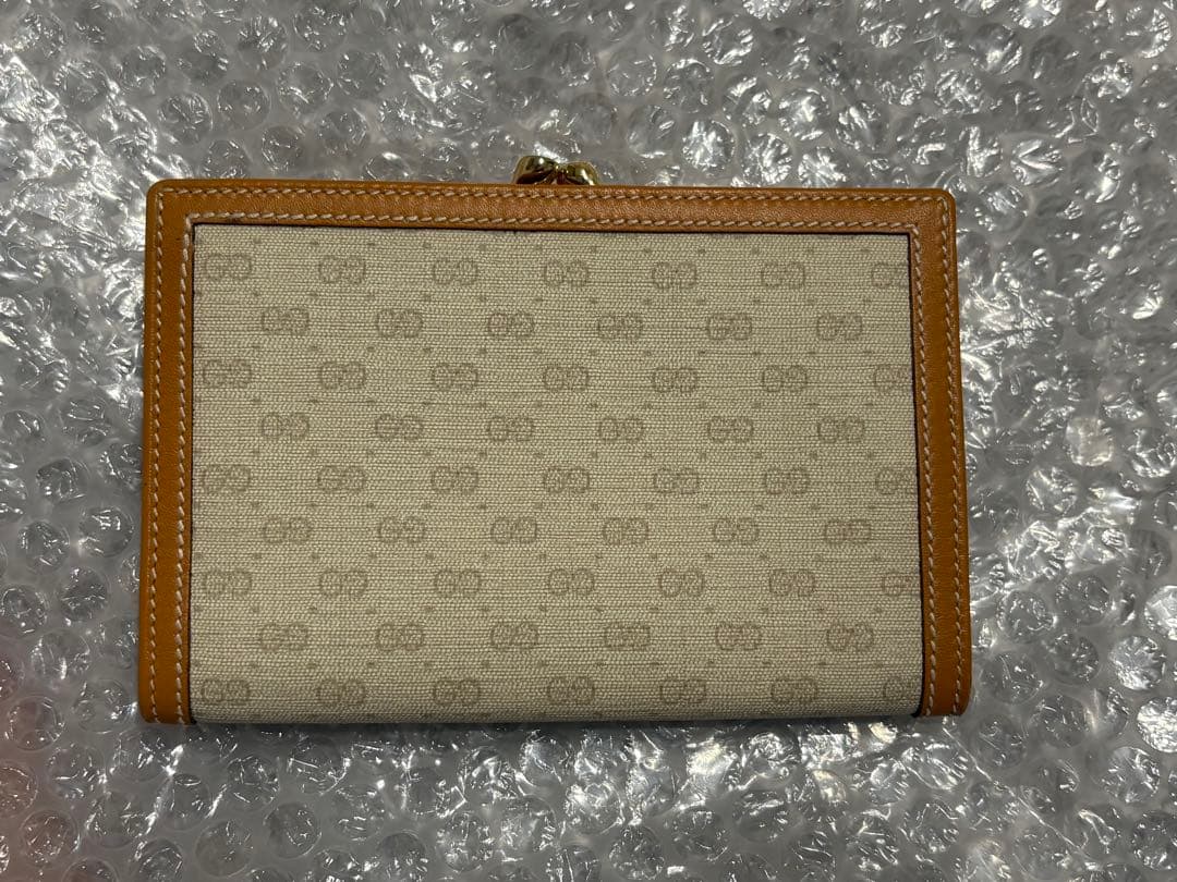 GUCCI GGロゴ がま口 2つ折り財布