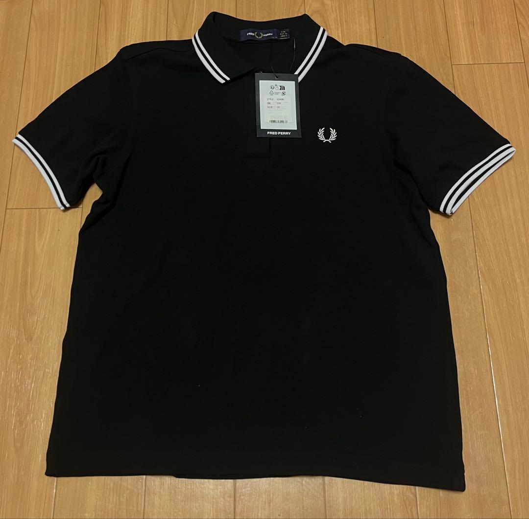 FRED PERRY ブラックポロシャツ サイズ10