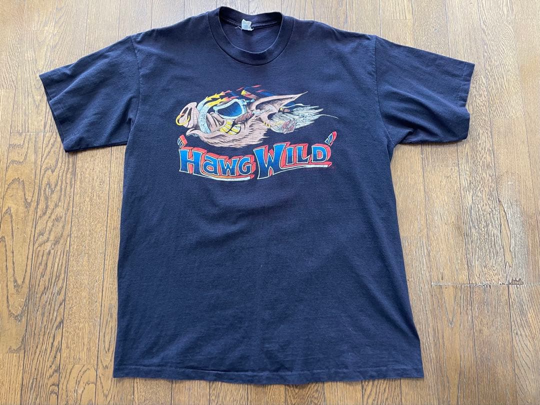 Harley Davidson Hawg Wild 80s Tシャツ