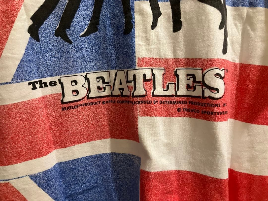 90s Vintage USA製 Beatles Tシャツ 総柄 フルーツタグ
