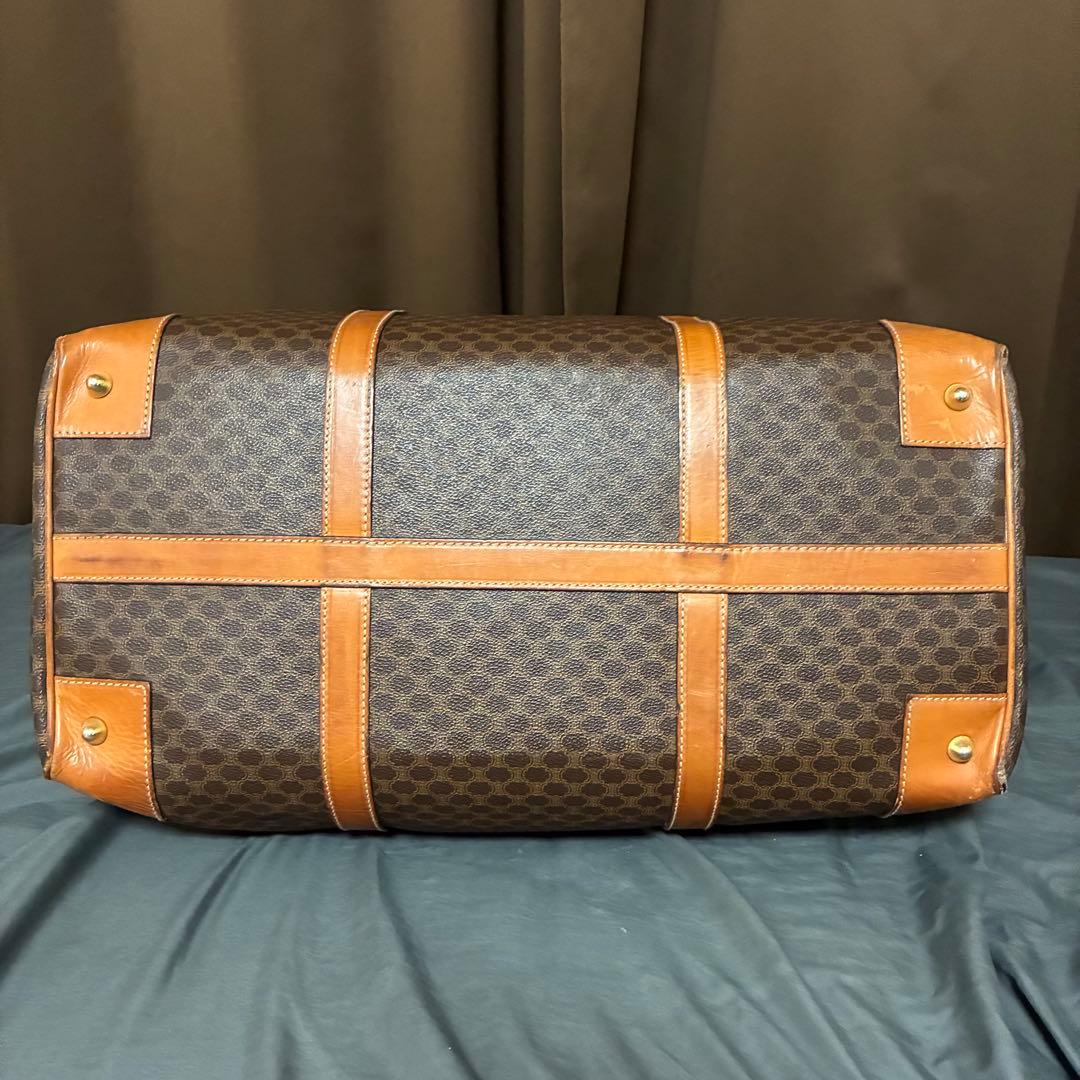 セリーヌ CELINE ボストンバッグ マカダム柄 ハンド　PVC レザー