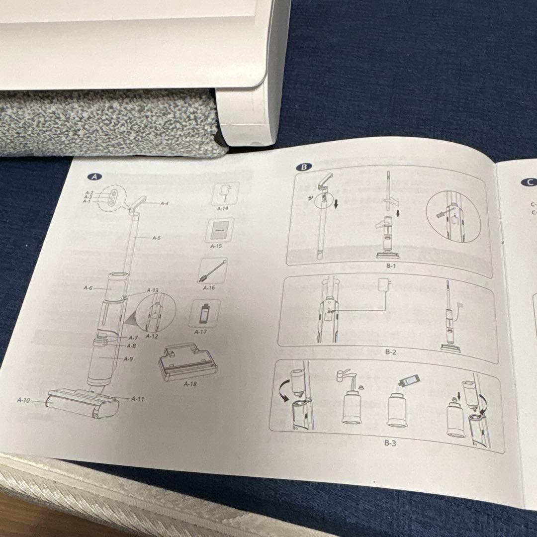 【未使用】JONR ED12 Lite 水拭き掃除機乾湿両用 コードレス自動洗浄