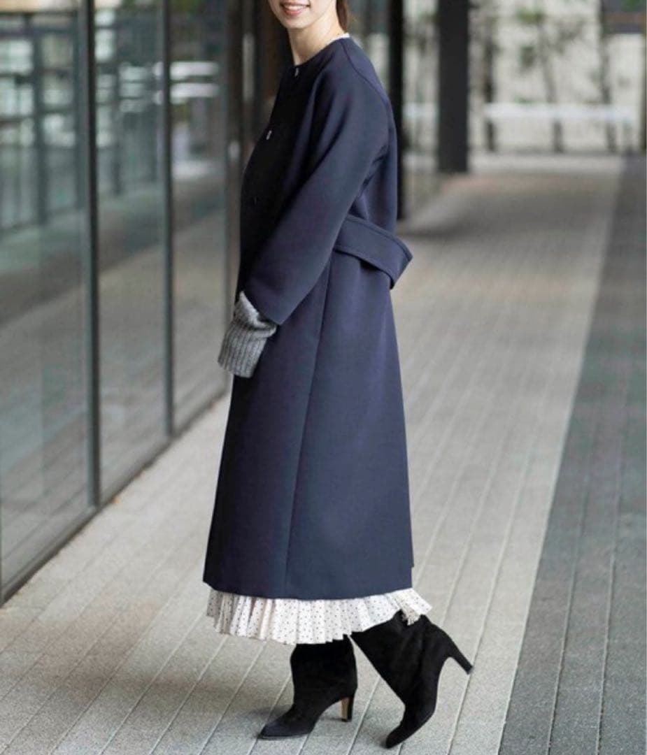 VERMEIL par iéna ネイビー ロングコート