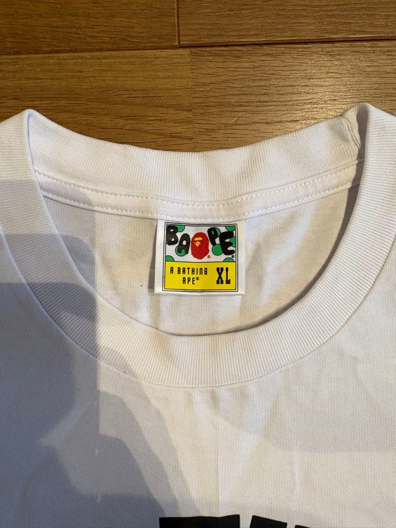 エイプ　A BATHING APE Tシャツ XL ホワイト