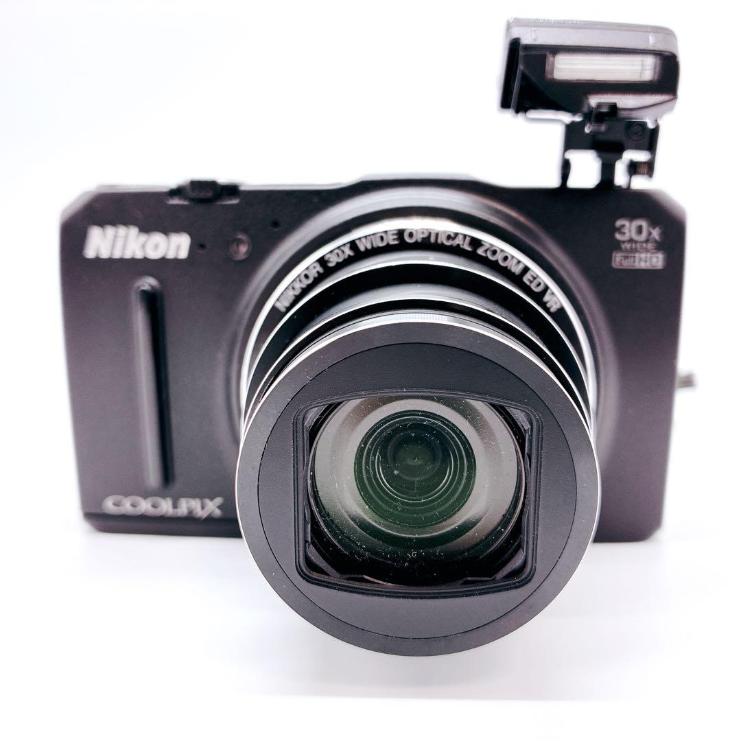 Nikon COOLPIX S9700 wifi コンデジ ブラック 光学30倍