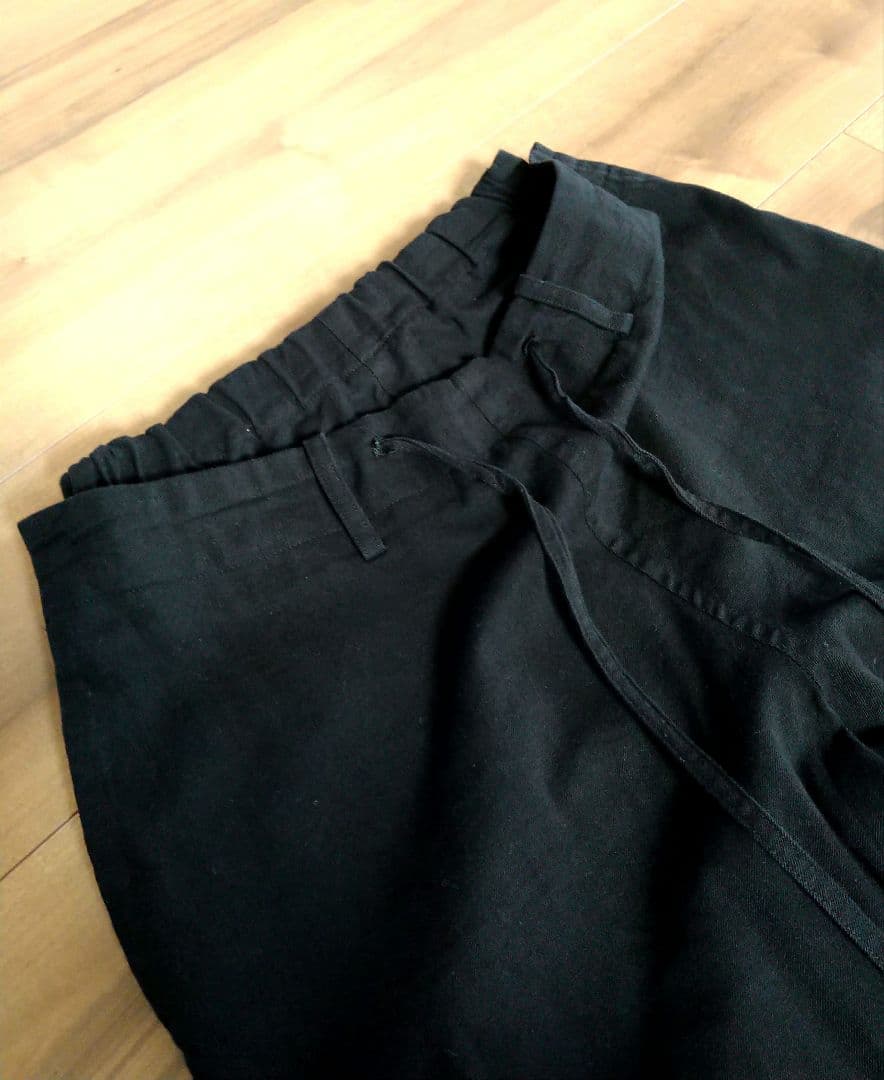 ワイズ ヨウジヤマモト レーヨン混 テーパードパンツ