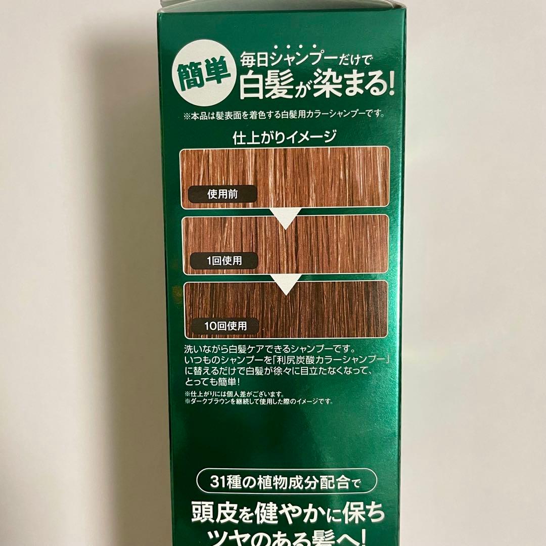 【新品未開封】利尻昆布 炭酸カラーシャンプー 3本セット (ダークブラウン)