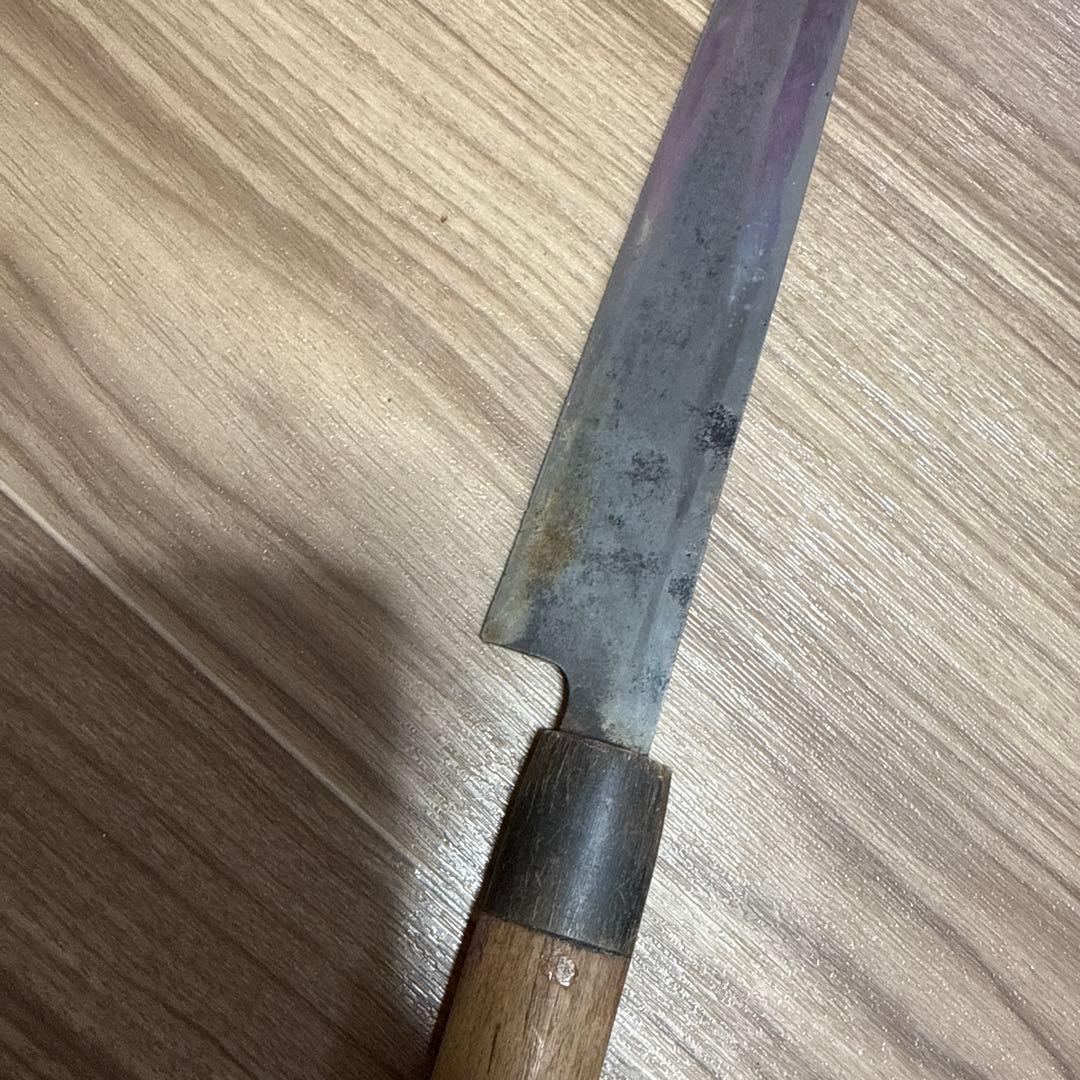 有次　柳刃包丁　刃渡り　30cm