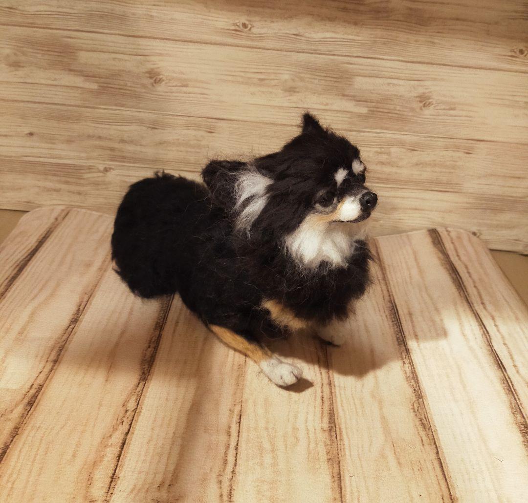 羊毛フェルト　ハンドメイド　犬　チワワ