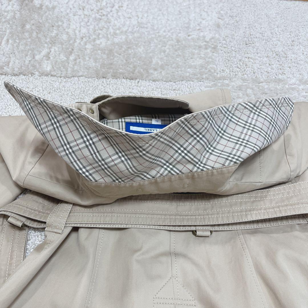 BURBERRY BLUE LABEL トレンチコート 36 ノバチェック