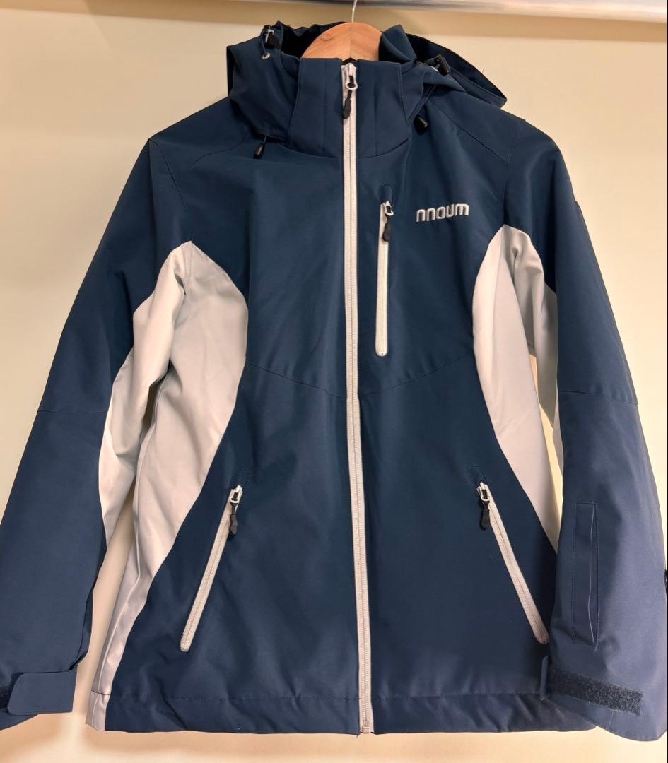 ★美品★nnoumスキーウェア ネイビー　レディースM キッズ150-160