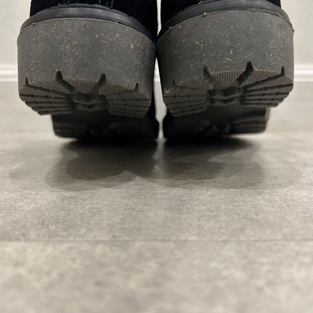 ミネトンカ MINNETONKA 本革 撥水加工 サイドゴアブーツ 黒 24