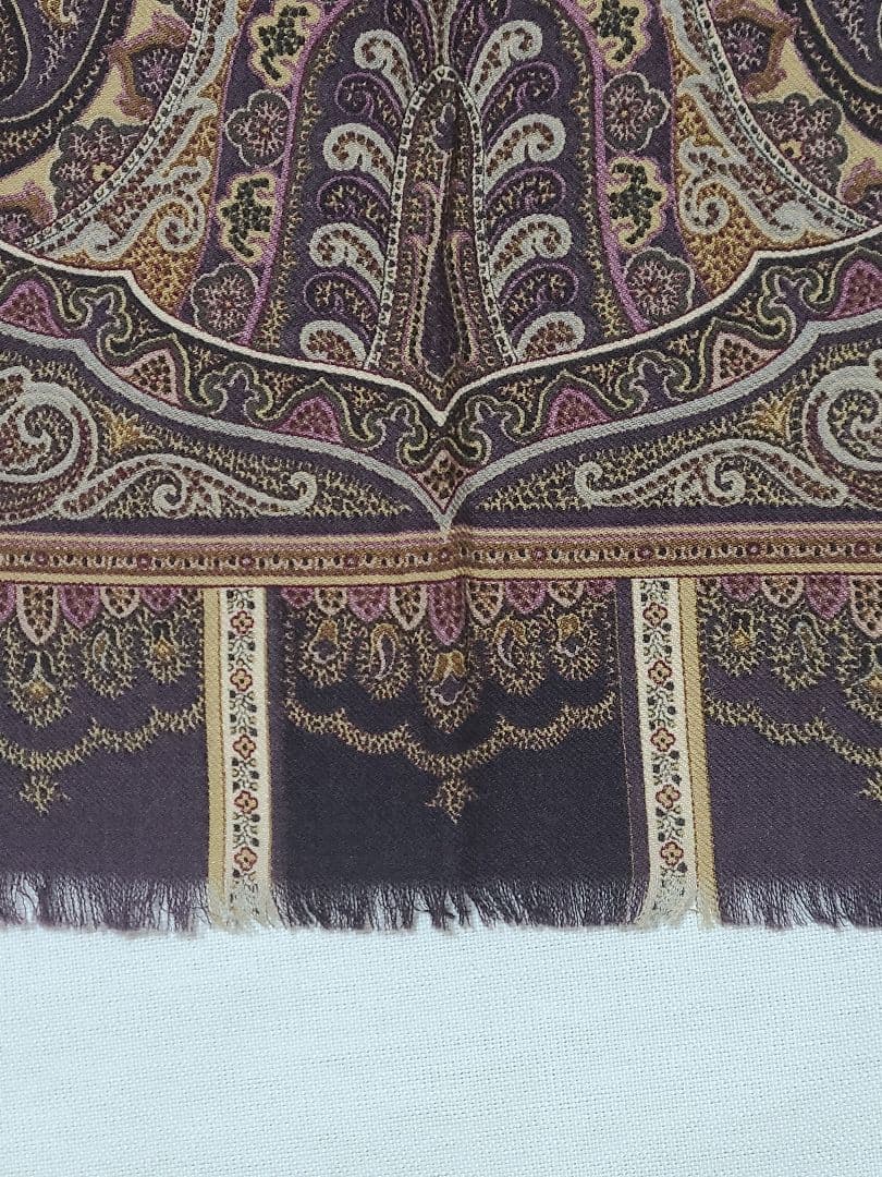 値下げ♪ETRO エトロ ペイズリー柄 シルク混 ストール