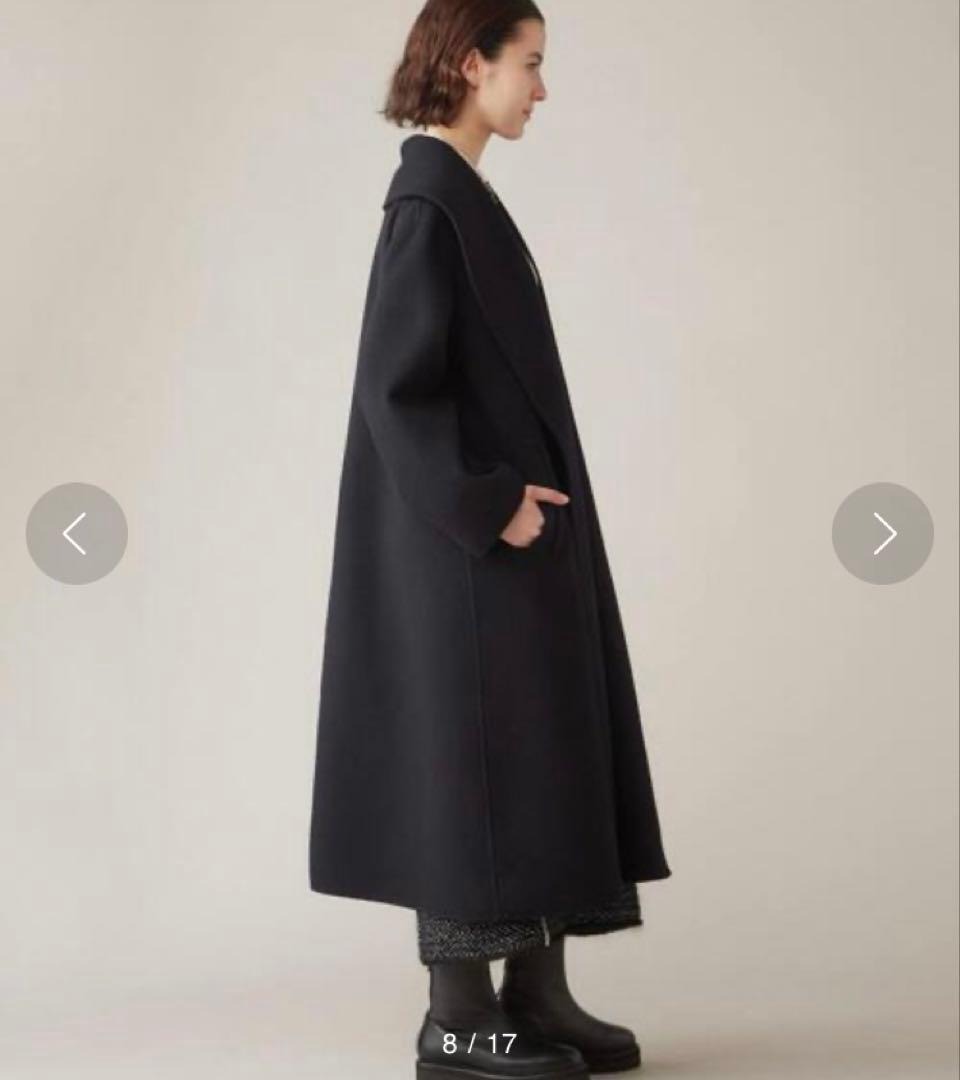 martinique/ショールカラーコート ¥99,000