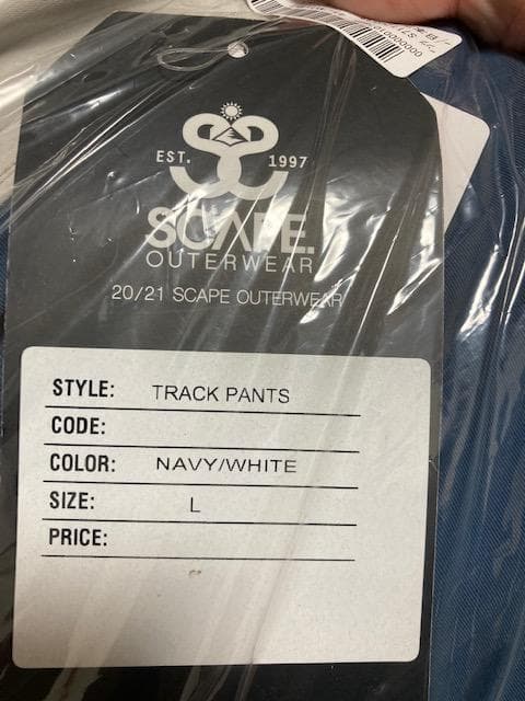 定価￥25,300 64%off SCAPE エスケープ TRACK パンツ L