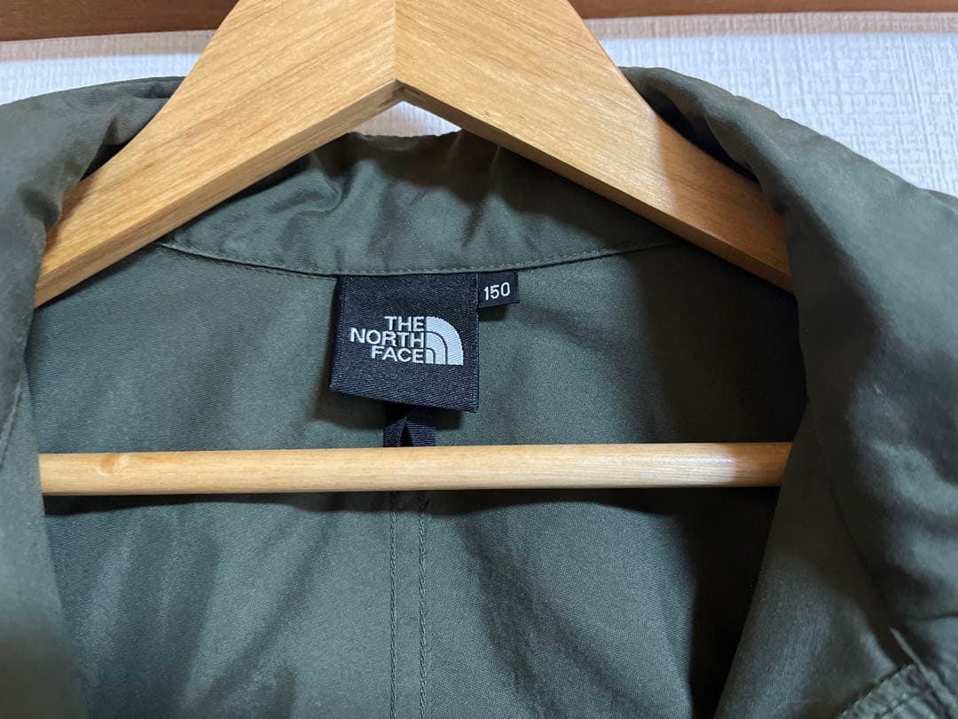 ノースフェイス　Bald wind jacket カーキグリーン　150cm