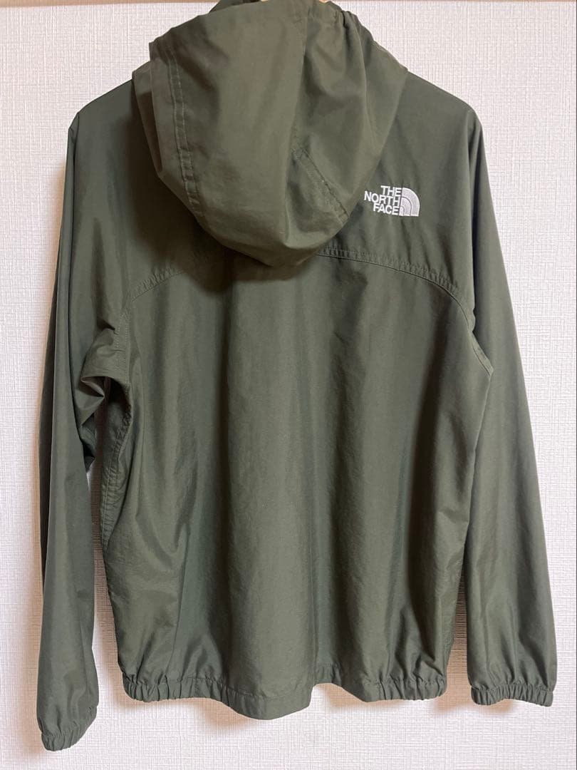 ノースフェイス　Bald wind jacket カーキグリーン　150cm