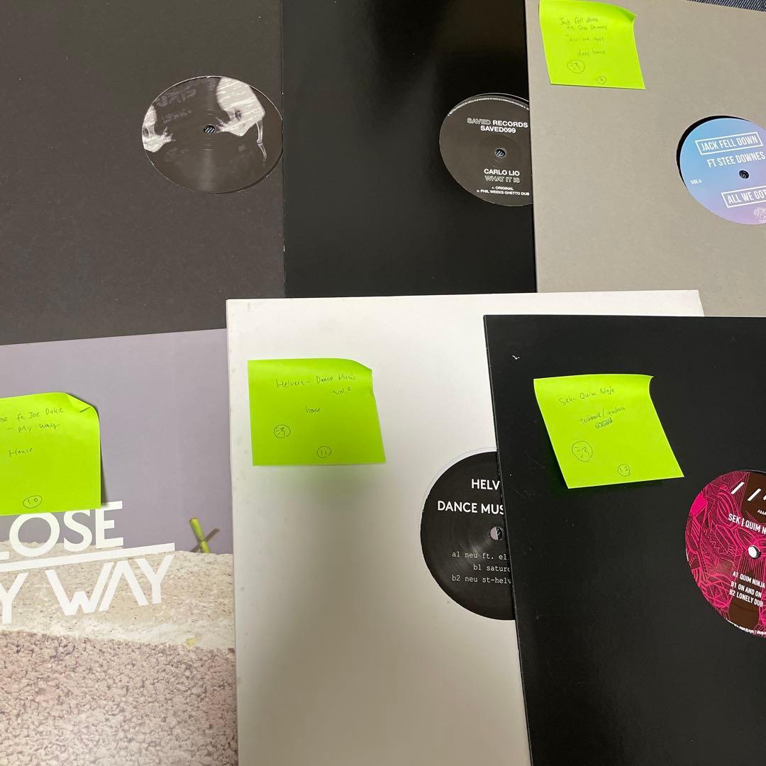 Tech house中心未使用レコード30枚 G